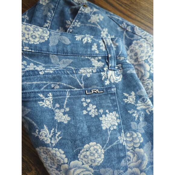 Lauren Ralph Lauren Floral Straight Leg Jeans - Picture 4 of 4